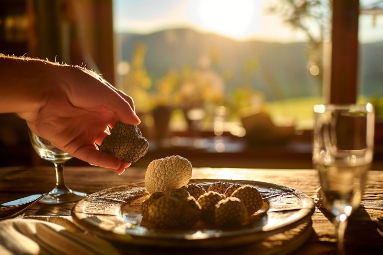 dégustation de truffes blanches en toscane : le festin des sens