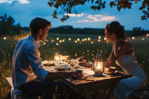 Dîner sous les étoiles : expérience culinaire inoubliable en plein air