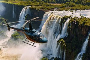 escapade en hélicoptère au-dessus des cascades d’iguazu en argentine