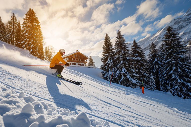les alpes suisses : stations de ski et chalets de luxe