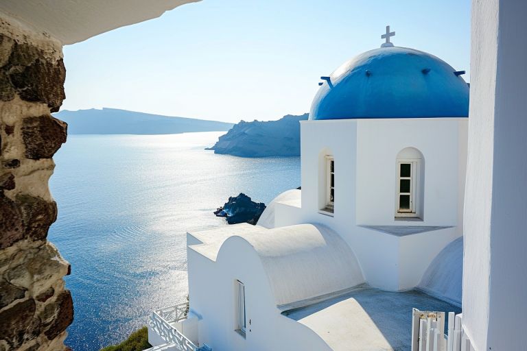 retraite intime à santorin : villas troglodytes avec vue sur la mer égée