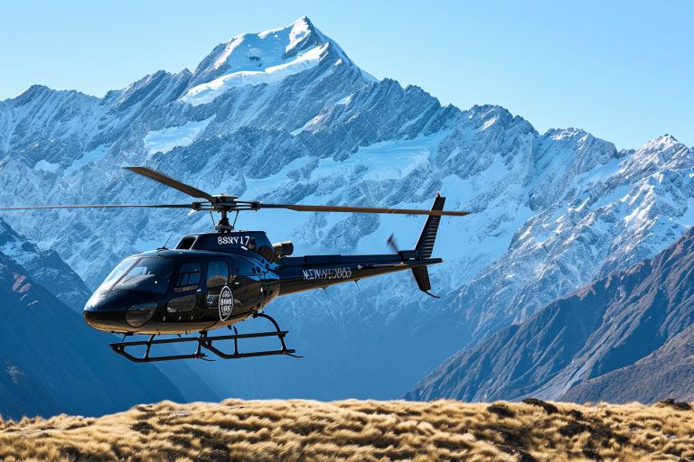 traversée en hélicoptère des alpes néo-zélandaises : les cimes en vip