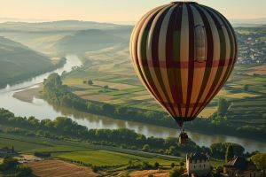 vol en montgolfière au-dessus des châteaux de la loire : panorama vip