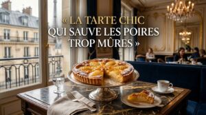 tarte poires amandes recette chic
