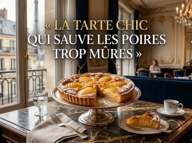 tarte poires amandes recette chic